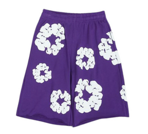 Shorts Denim Tears The Cotton Wreath Purple