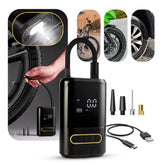 Mini Compressor de Ar Portatil Recarregavél Digital USB Calibrador Pneu