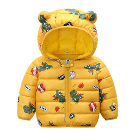 Jaqueta Puffer Infantil com Orelhinhas