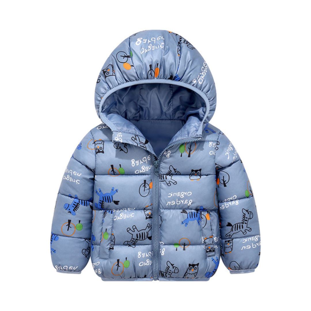 Jaqueta Puffer Infantil com Orelhinhas