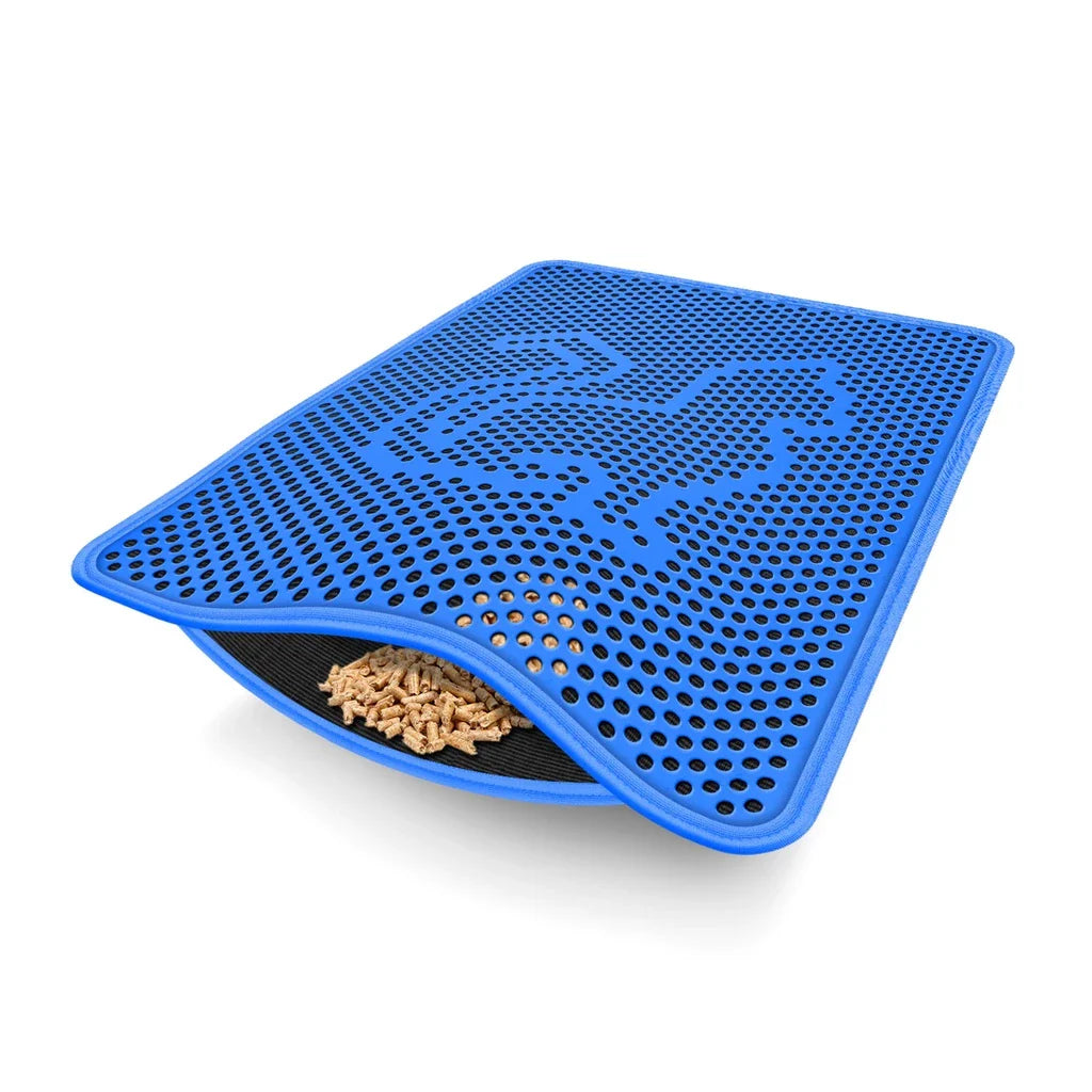Tapete Higiênico para Gatos Anti-Sujeira e Coletor de Areia | CatClean Mat™
