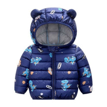 Jaqueta Puffer Infantil com Orelhinhas