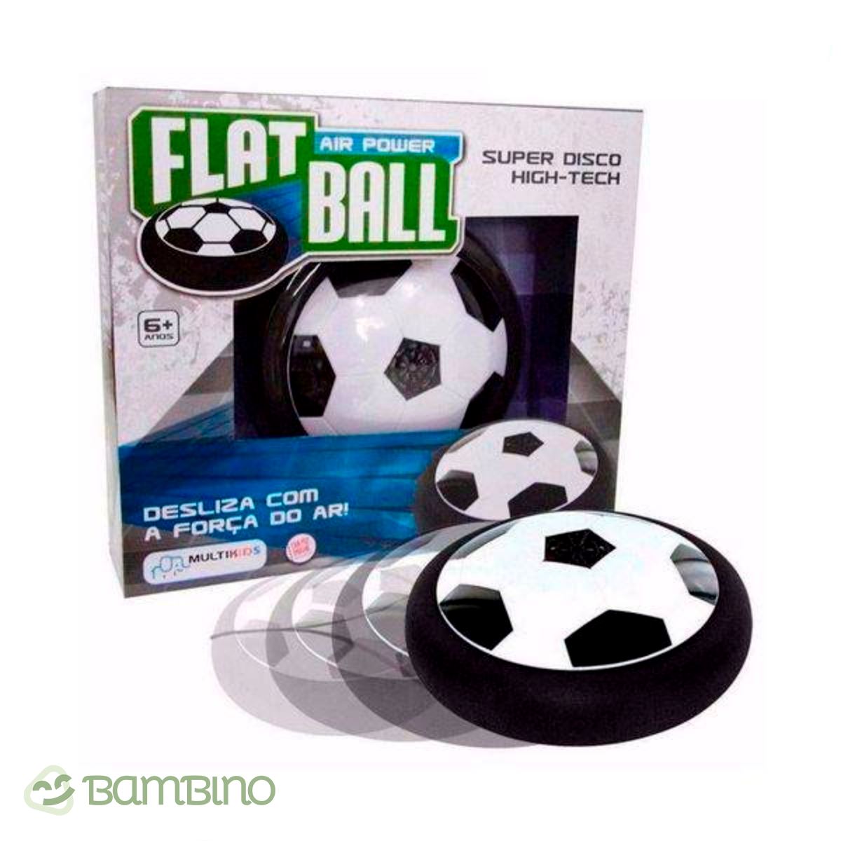 Bola em Disco Flutuante - Flat Ball Diversão Garantida