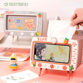 Suporte para Celular + Porta Lenços Umedecidos Infantil