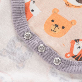 Body Infantil Manga Curta Unissex com Estampa e sem Estampa - Conjunto com 4 Unidades