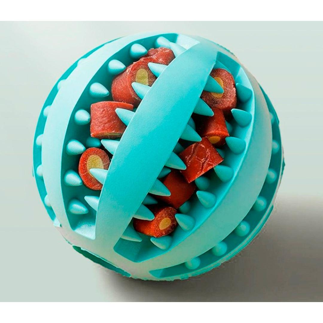 Bola Elástica e Resistente para Limpeza Dental de Pet