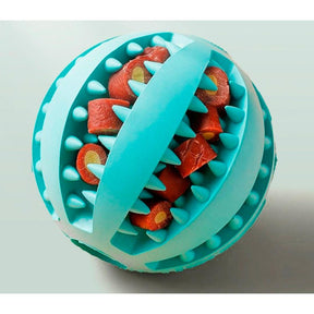 Bola Elástica e Resistente para Limpeza Dental de Pet