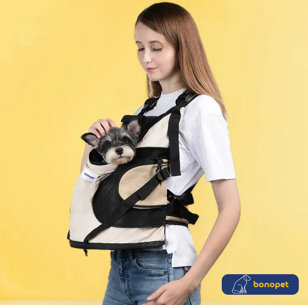 Bolsa para Transporte Cachorro e Gato com Alça X-Cross | Bolsa Kanguroo™ Hidream