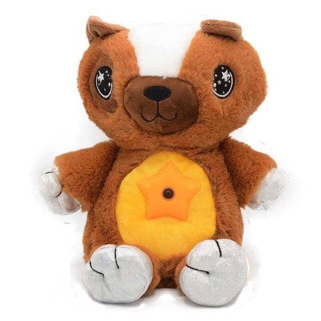 Ursinho de Pelúcia com Projeção de Luzes - Faça seu Filho Dormir Sozinho