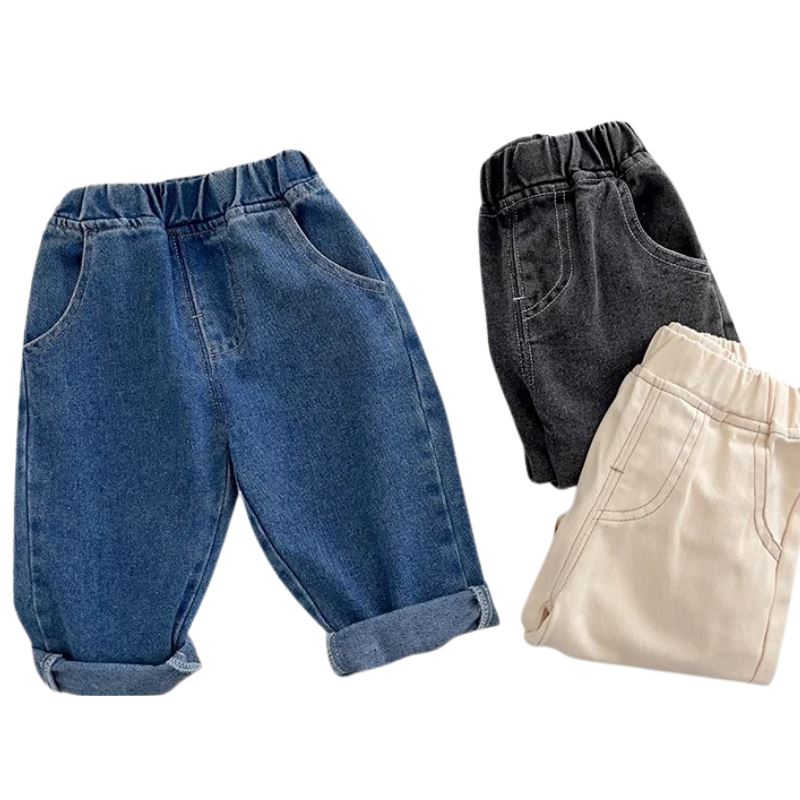 Calça Jeans Infantil Casual Unissex