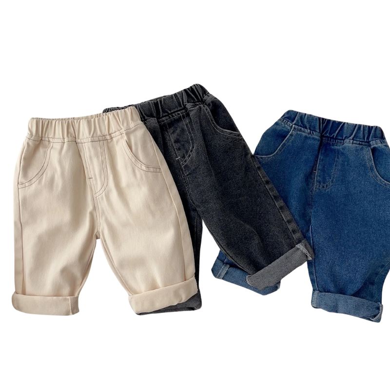 Calça Jeans Infantil Casual Unissex