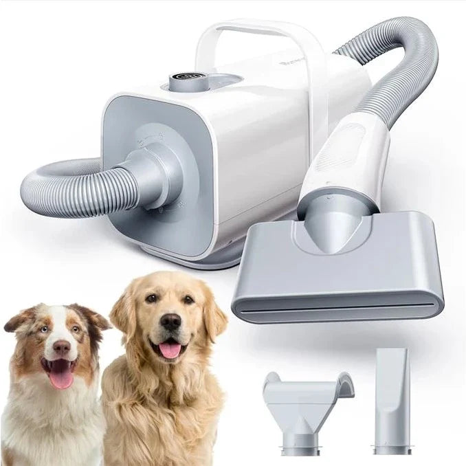 Secador Silencioso com 99 Velocidades de Vento para Cães e Gatos | HomeRunPet™