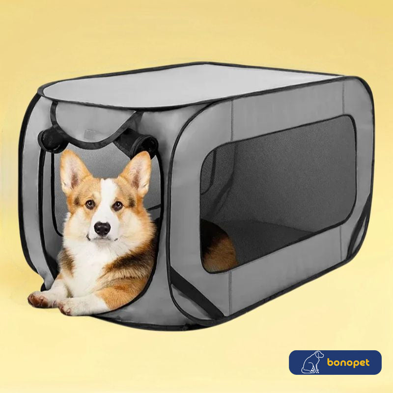 Caixa de transporte para Cachorro Dobrável  | Caixa Cercadinho™