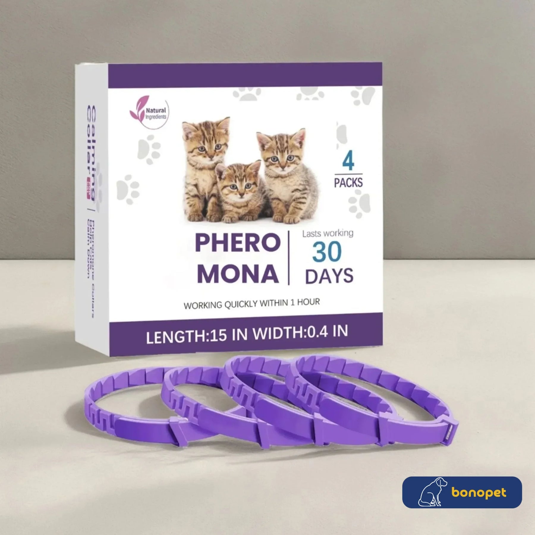 Coleira Anti Ansiedade Natural para Cachorro e Gato | Pheromona™