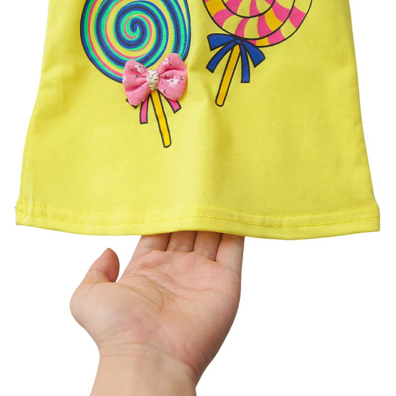 Conjunto Infantil Feminino Verão Pirulito