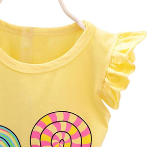 Conjunto Infantil Feminino Verão Pirulito