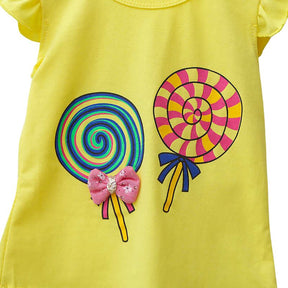 Conjunto Infantil Feminino Verão Pirulito