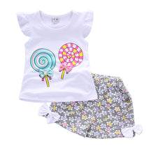 Conjunto Infantil Feminino Verão Pirulito