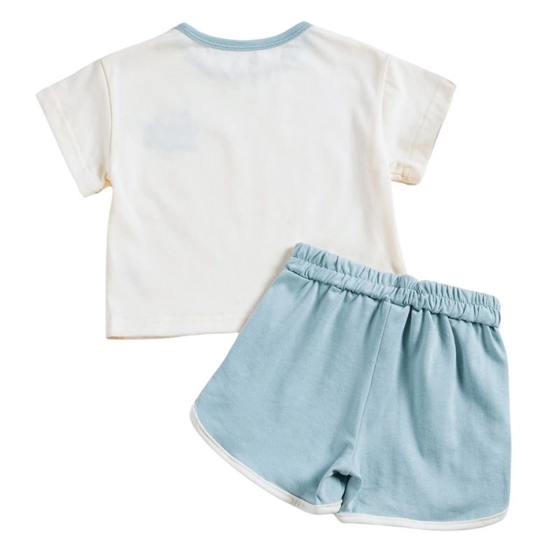 Conjunto Infantil de Verão Feminino Liso