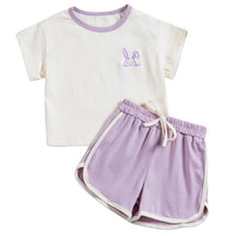 Conjunto Infantil de Verão Feminino Liso