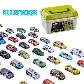 Conjunto Mini Carrinhos de Fricção de Corrida