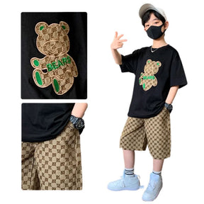 Conjunto Infantil Masculino Verão Streetwear