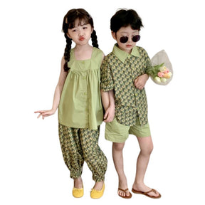 Conjunto Infantil Verão Masculino e Feminino