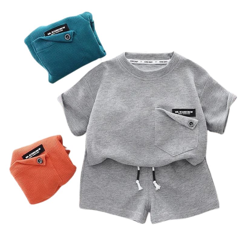 Conjunto Infantil de Verão Masculino Casual