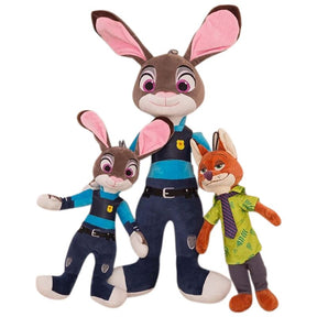 Conjunto Pelúcia Zootopia Nick Raposa e Judy Coelha