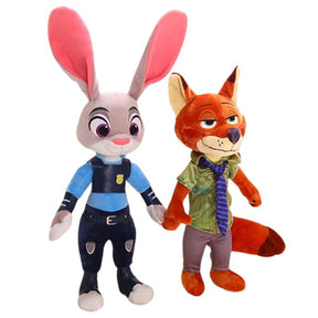 Conjunto Pelúcia Zootopia Nick Raposa e Judy Coelha