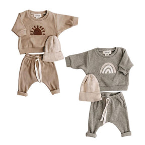 Conjunto de Moletom e Calças para Bebês