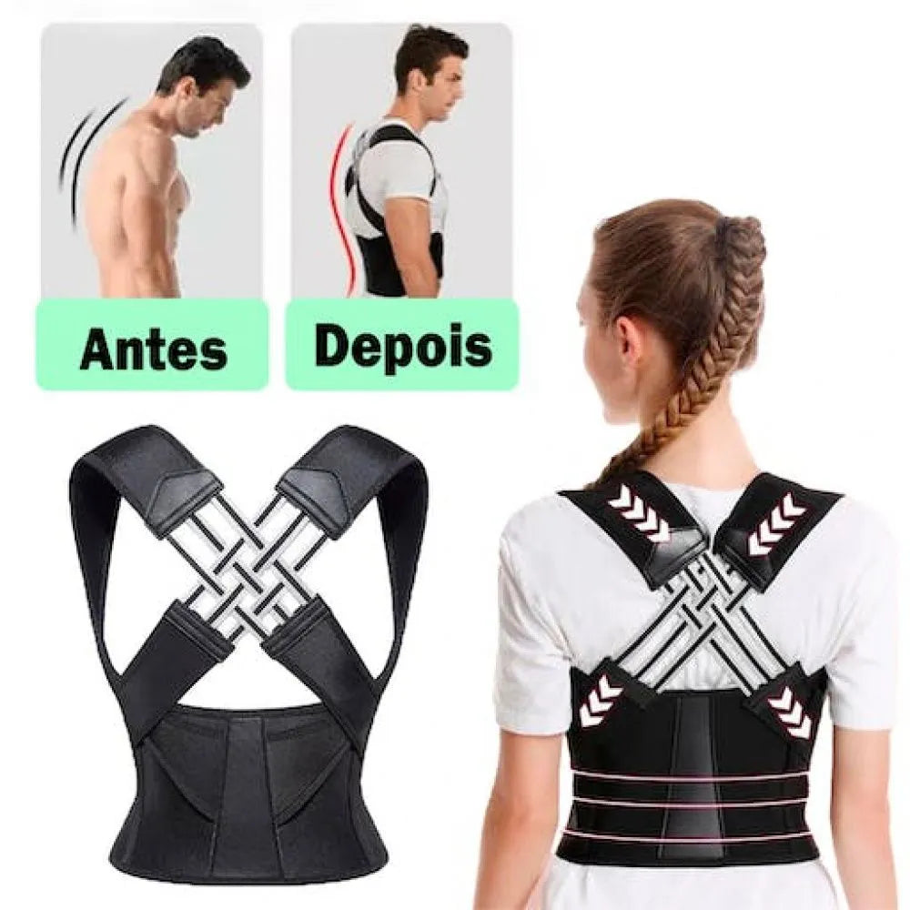 Corretor Postural Ortopédico Coluna Cervical Unissex 2025