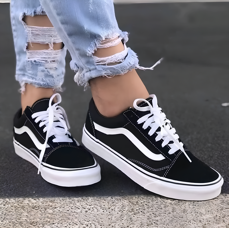 Tênis VANS Skate Old Skool Black White