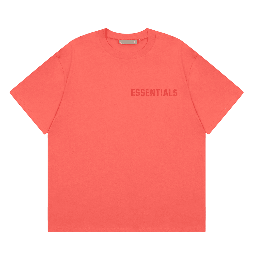 Camiseta Essentials Fear Of God SS22 Coral