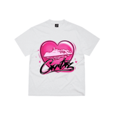 Camiseta Corteiz Pink Heart Tee