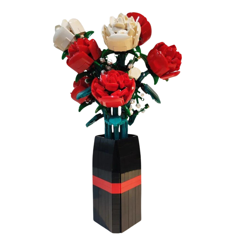 Vaso de Rosas | 818PCS