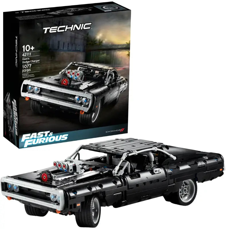 Doms Dodge Charger 1970 Technic - Velozes e Furiosos | 1077 PCS