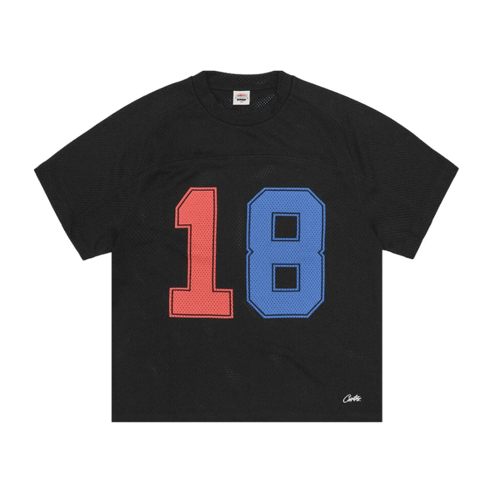 Camiseta Corteiz HMP Mesh Panel Jersey Black