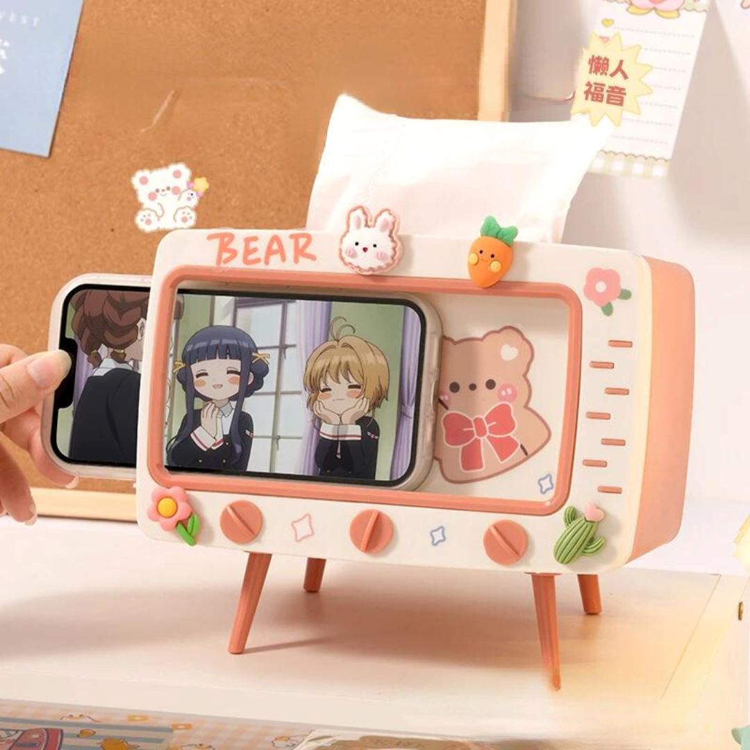 Suporte para Celular + Porta Lenços Umedecidos Infantil