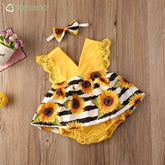 Conjunto Floral para Bebê - Charme e Conforto no Verão