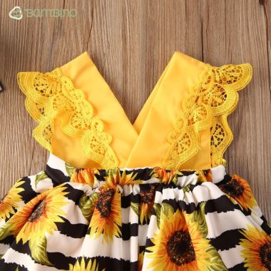 Conjunto Floral para Bebê - Charme e Conforto no Verão