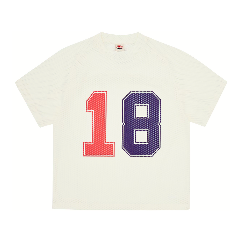 Camiseta Corteiz HMP Mesh Panel Jersey White