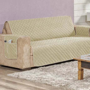 Protetor De Sofá Padrão 4 Lugares Impermeável Dupla Face | SofaProtec 4D™