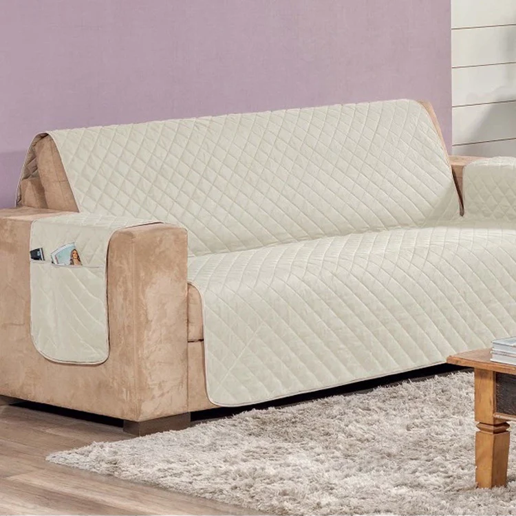 Protetor De Sofá Padrão 4 Lugares Impermeável Dupla Face | SofaProtec 4D™