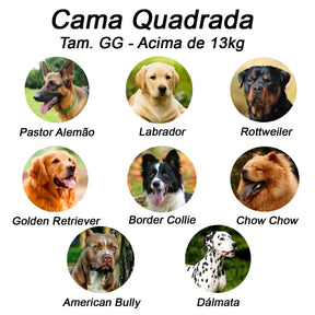 Cama para Cachorro Impermeável | Luppet Dog Blue™