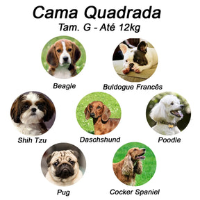 Cama para Cachorro Impermeável | Luppet Dog Blue™