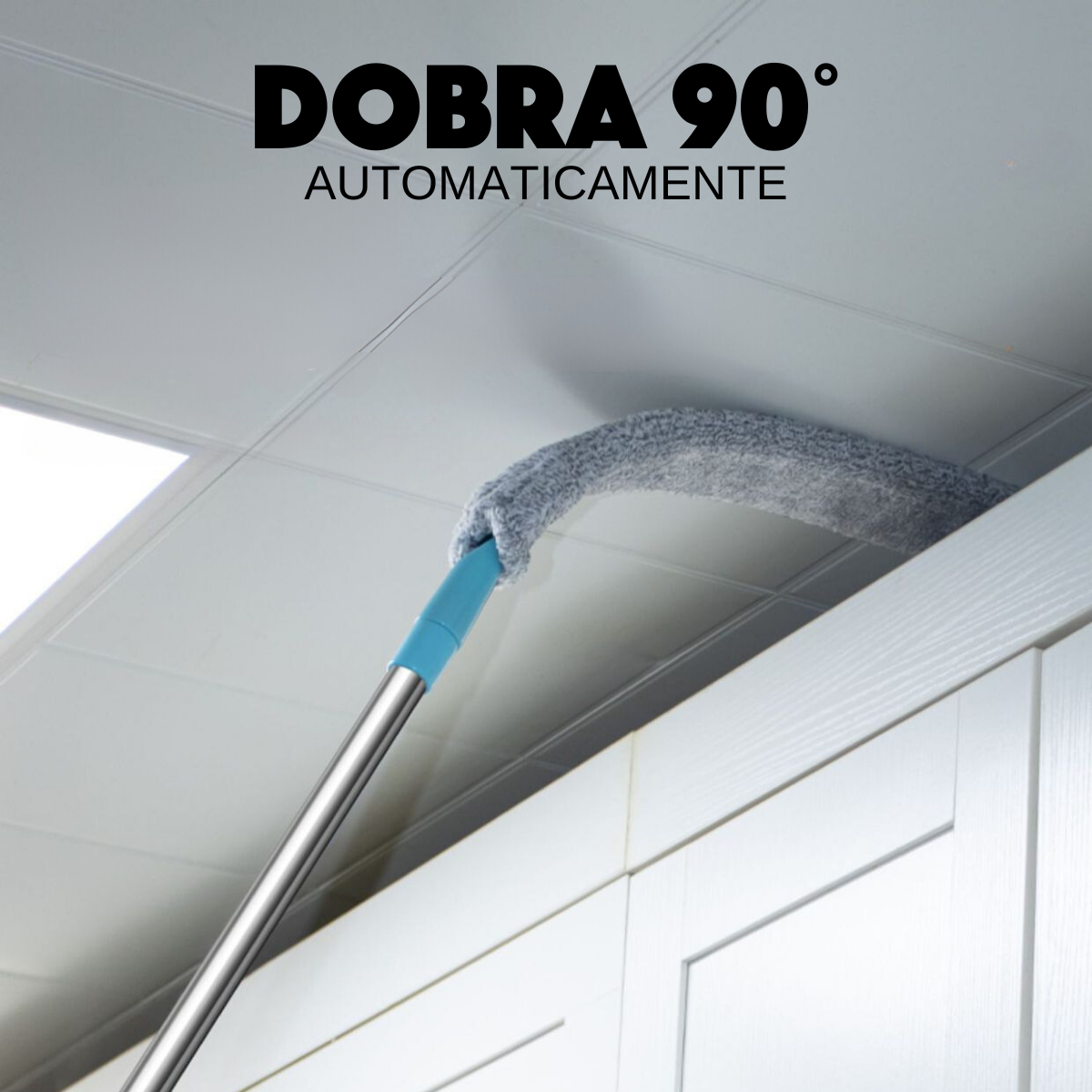 Kit Espanador Flexível Microfibra + Esfregão mágico com 15%PrimeiraCompra+Frete Grátis