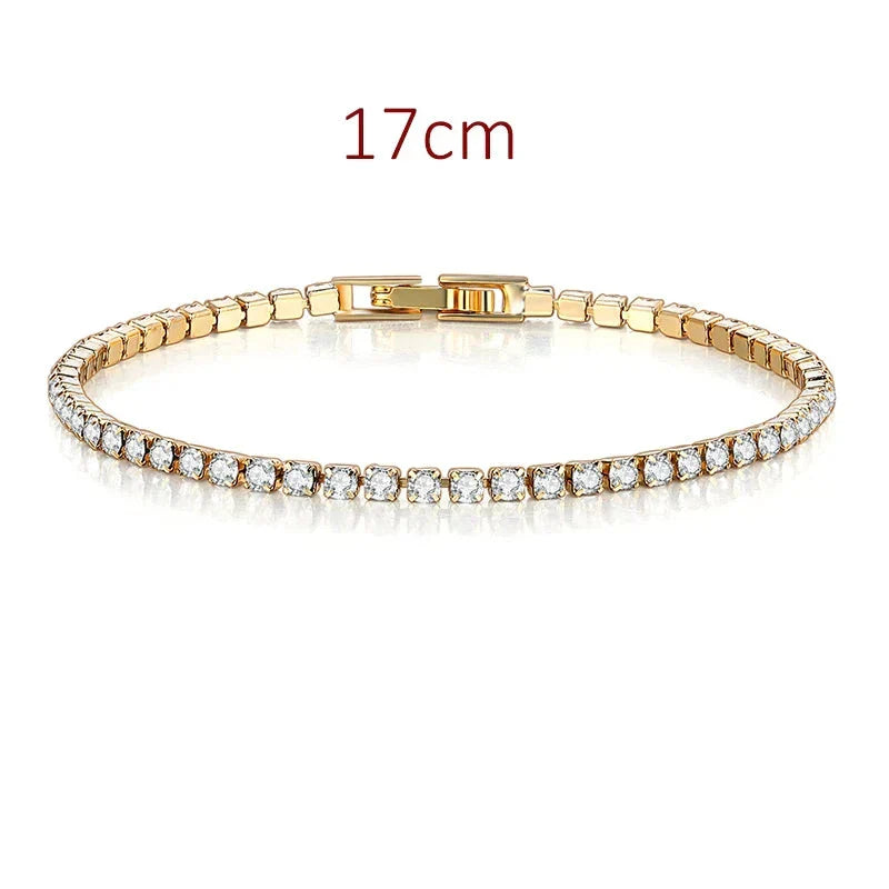 Pulseira de Tênis Multicolorida com Zircônia 2.5mm