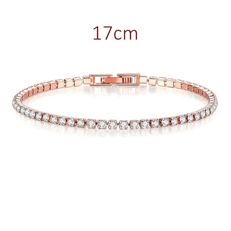 Pulseira de Tênis Multicolorida com Zircônia 2.5mm