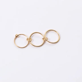 Anel Dourado de Camadas Múltiplas para Mulheres